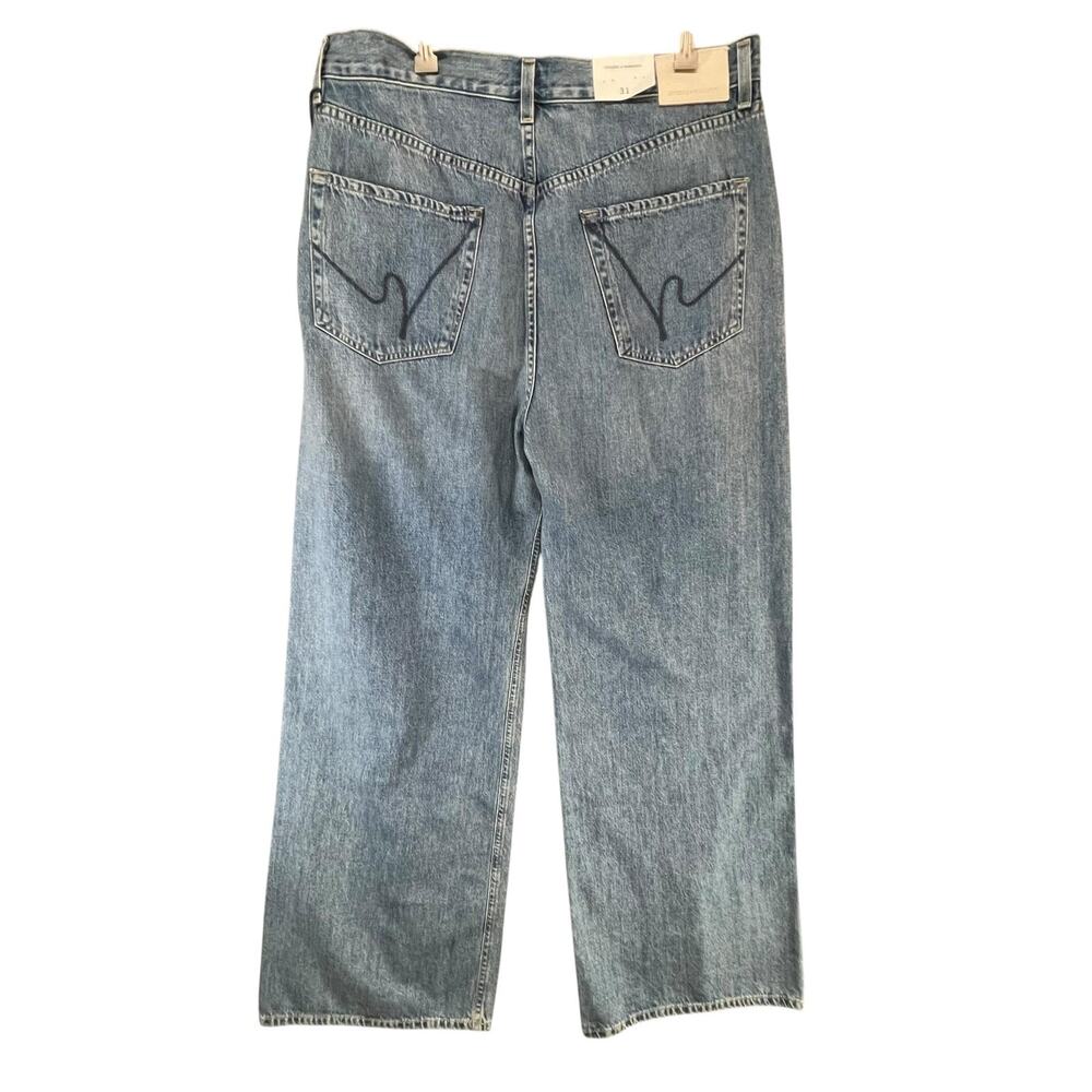 Citizens of Humanity Maritzy Trouser Jeans Womens 31 Blue Mojo Pleated Wide Leg - Picture 5 of 16
